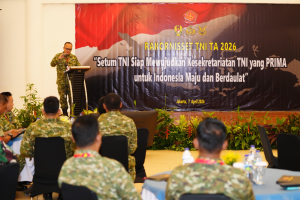 Rakornisset TNI 2026 Dorong Reformasi Kesekretariatan yang Modern dan Efisien