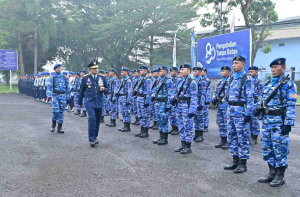 Personel Lanud Husein Sastranegara Ikuti HUT ke-80 TNI AU