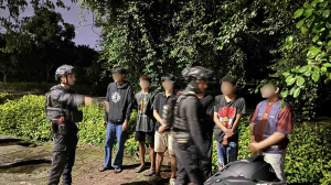 Patroli Malam Brimob Batalyon B dan Polres Jaktim Bongkar Balap Liar di BKT Duren Sawit
