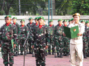 Upacara 17-an Kodim 0505/JT Soroti Disiplin Prajurit di Tengah Tantangan Global