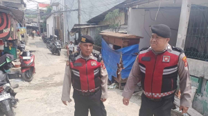 Polsek Koja Perkuat Patroli Jalan Kaki, Cegah Tawuran di Tugu Utara