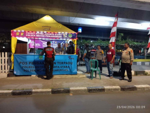 Polsek Metro Penjaringan Gencarkan Patroli Malam