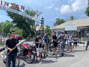 Denpom Lanal Bintan Tindak Knalpot Brong, Puluhan Kendaraan Diamankan