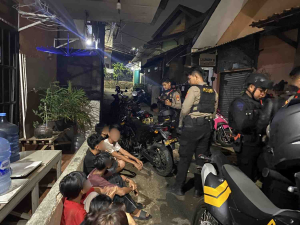 Patroli Gabungan Brimob Batalyon B dan Polres Jaktim Gagalkan Dugaan Tawuran