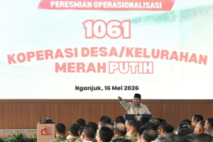 Presiden Prabowo Resmikan 1.061 Koperasi Merah Putih