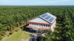 PLTS Masuk Gereja di Landak, PalmCo Dorong Efisiensi Energi Berbasis Surya