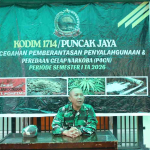 Kodim 1714/Puncak Jaya Pastikan Personel Bebas Narkoba Lewat P4GN dan Tes Urin Semester I 2026
