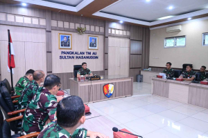 Danlanud Sultan Hasanuddin Pimpin Exit Briefing, Tekankan Profesionalisme dan Soliditas
