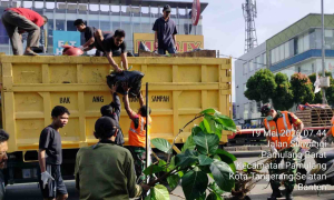 Satgas Sampah Kodim 0506/Tgr Gelar Aksi Bersih, Sentil Disiplin Warga Pamulang