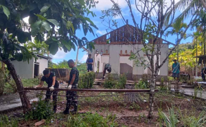 Denzibang 1 Kodam Tuanku Imam Bonjol Tinjau Pembangunan Musholla Al Huda di Mentawai