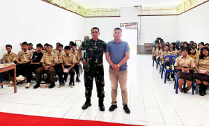 Kolonel Boy Hendrik Sosialisasikan Bela Negara dan Rekrutmen TNI di Mentawai