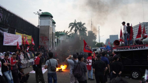 Brimob Batalyon C Kendalikan Aksi May Day 2026 di DPR/MPR dengan Pendekatan Persuasif
