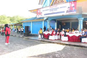 TNI AL dan Forkopimda Hadiri May Day 2026, Dialog Buruh Berjalan Kondusif di Tanjungpinang