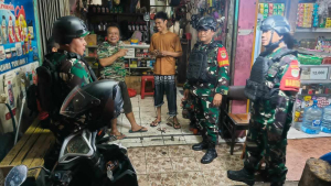 Patroli Malam Cipayung Diperketat, Koramil 07 dan Warga Sasar Titik Rawan Tawuran