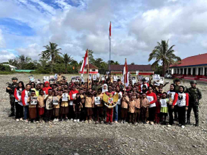 Peringati Hari Lahir Pancasila, TNI Hadirkan Harapan Lewat Pendidikan Anak Papua