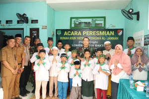 Kodim 0506/Tgr Resmikan Renovasi Rumah Asuh Al Jannah, Perkuat Peran Sosial TNI