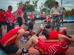 Kodim 1710/Mimika Gelar Tes Kesamaptaan, Pastikan Prajurit Siap Tugas dengan Fisik Prima