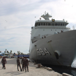 Danlanal Nias Pimpin Penyambutan KRI Semarang-594, Open Ship Edukasi Warga di Gunung Sitoli