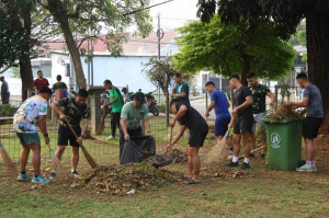 Gotong Royong Warga Lanud Halim Perdanakusuma Dukung Gerakan Indonesia ASRI