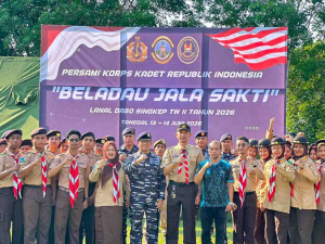 Lanal Dabo Singkep Gembleng 60 Pelajar Lewat Persami KKRI Berbasis Kemaritiman