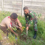 TNI dan Warga Cibodas Tanam Pohon, Perkuat Gerakan Lingkungan Hijau di Kota Tangerang