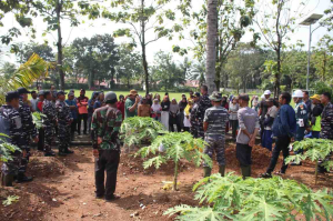 TNI AL Perkuat Ketahanan Pangan, Lanal Bengkulu Sosialisasikan Pertanian dan Perikanan