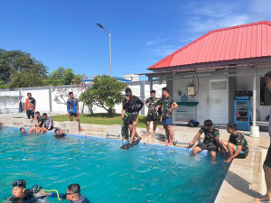 Satlinlamil 3 Gelar Latihan Selam Dasar, Asah Profesionalisme Prajurit Matra Laut