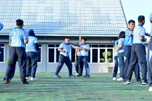 Lanud Sjamsudin Noor Asah Bela Diri Taktis, Perkuat Kesiapsiagaan dan Profesionalisme Prajurit