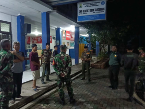 Koramil 02/Batuceper dan Koramil 08/Pamulang Intensifkan Patroli Malam