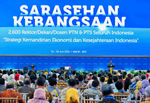 Panglima TNI Dampingi Presiden Tutup Sarasehan KSTI 2026 di JCC