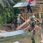 Satgas TNI AD Percepat Rehabilitasi RTLH Warga Mentawai