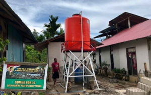 Satgas Bakti TNI AD Sukses Wujudkan Sarana Air Bersih di Mentawai