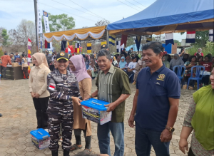 Lanal Bintan Gelar Bakti Sosial dan Layanan Kesehatan Gratis di Desa Kawal