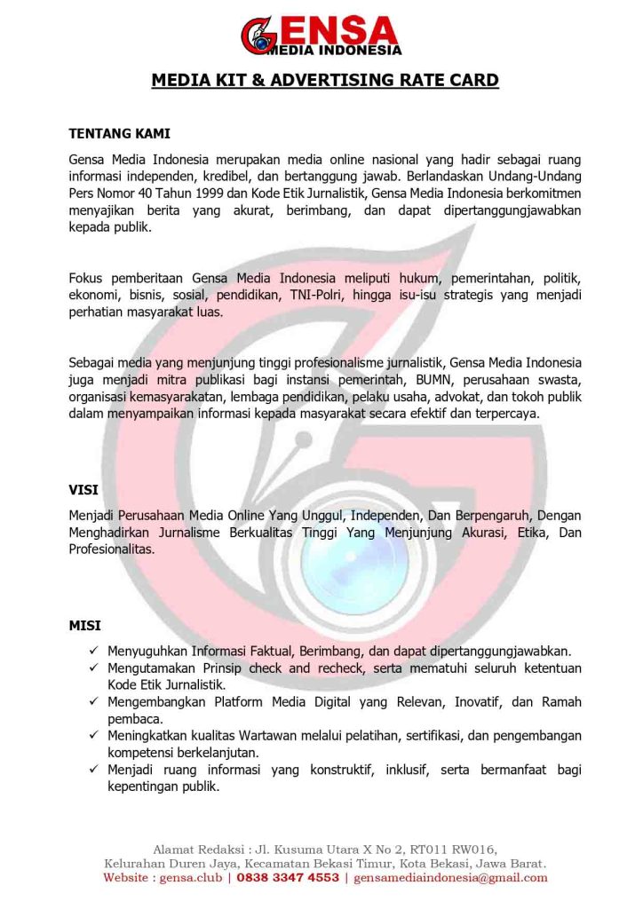 RATE CARD GENSA MEDIA page 0001