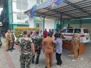 Koramil 03/Serpong dan Puskesmas Ciater Gelar Bakti Sosial Kesehatan