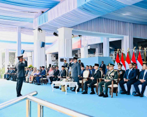 Panglima TNI Hadiri HUT Ke-80 Bhayangkara, Tegaskan Komitmen Perkuat Sinergi TNI-Polri