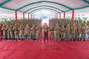 Wapang TNI dan Menhan Tinjau Marshalling Area Yonif TP 937/Satria Kalijaga, Pastikan Kesiapan Operasional Prajurit