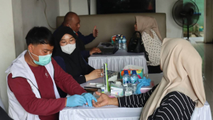 Koramil 06/Setiabudi Gelar Pemeriksaan Kesehatan Gratis