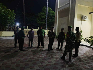 Patroli Malam Koramil Batuceper dan Ciputat Perkuat Pengamanan Wilayah