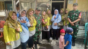Koramil 02/Matraman Gelar Bakti Kesehatan Teritorial, Warga Utan Kayu Utara Nikmati Layanan Gratis