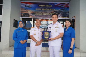 Putra Asli Nias Pimpin Lanal Nias, Laksda TNI Sarimpunan Tanjung Pimpin Sertijab di Padang
