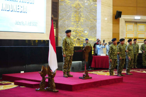 Irjen TNI Pimpin Laporan Korps, 105 Perwira Tinggi TNI Naik Pangkat