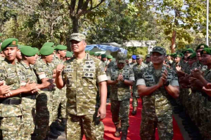 Wapang TNI dan Menhan Tinjau Satuan Yon TP di Jawa Timur, Pastikan Kesiapan Operasional