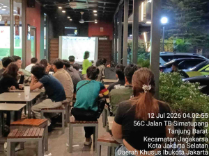 Kodim Jakarta Selatan Jadikan Nobar Sepak Bola Gembira Ajang Pererat Silaturahmi dengan Warga
