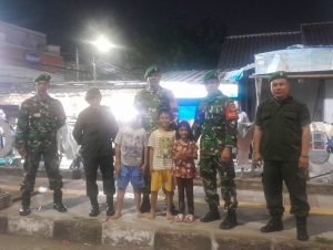 Patroli Malam TNI dan Komduk Perkuat Keamanan Wilayah Tangerang
