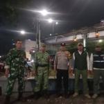 Babinsa dan Komduk Patroli Malam Jaga Kamtibmas Ciracas