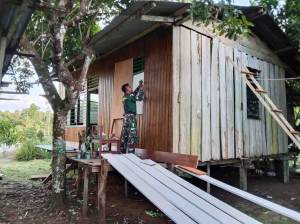 TMMD Bangun Rumah Layak Huni untuk Warga Kampung Sesor