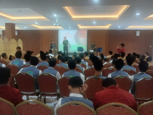 Koramil 01 Tangerang Tanamkan Wawasan Kebangsaan kepada Santri Baru