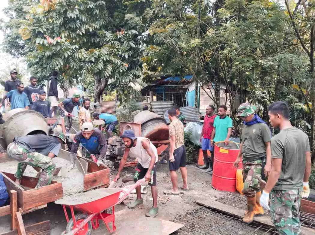 Jembatan Garuda Kamoro Jaya Buka Akses Baru Warga Mimika