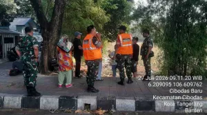 Babinsa Cibodas Gencarkan Edukasi Penanganan Sampah